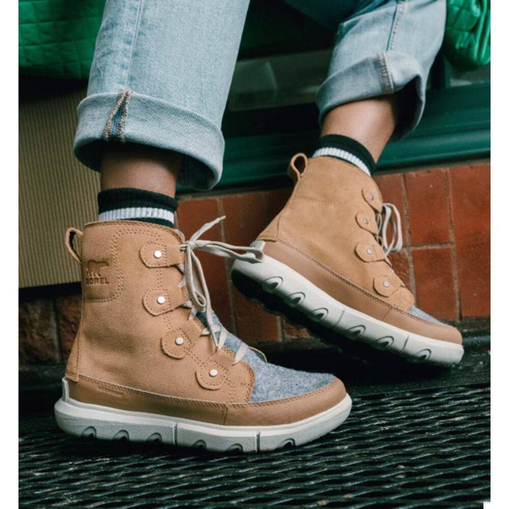 Sorel NEW Bestselling Explorer II Joan Waterproof Boots Tawny- Women’s Size 11